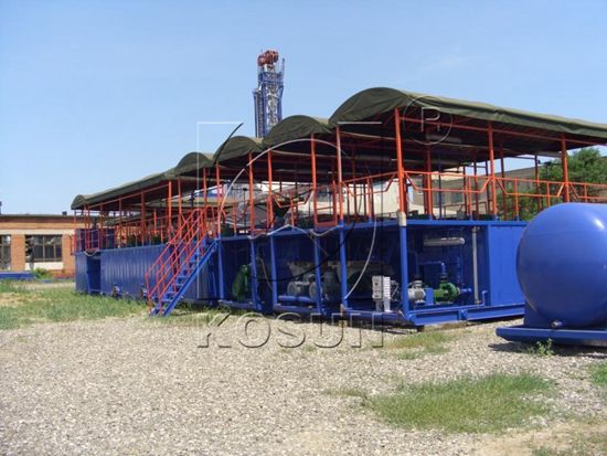 Photo of KOSUN Solids Control System on A Drilling Site