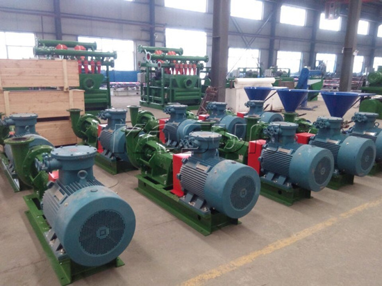 KOSUN Centrifugal Pumps and Jet Mixing Hoppers Ready for Delivery 