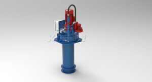 The KFCQ300 vertical degasser