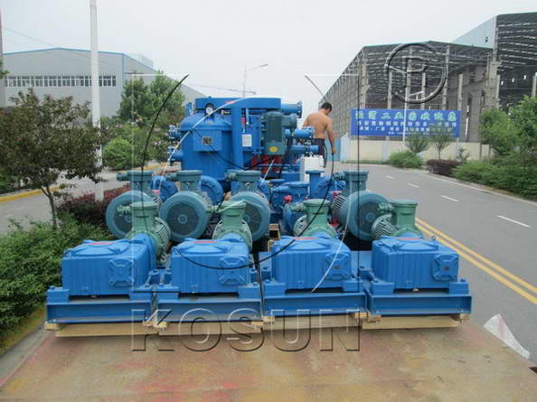 Order of Kosun 750 Workover Full Set Solid Control Equipment